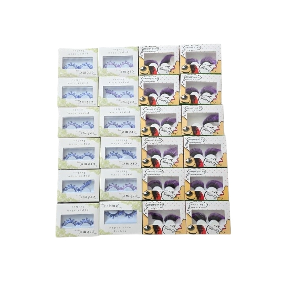 Assorted False Eyelashes Set. 24 Set